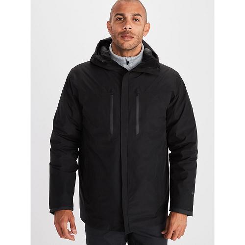 Marmot 3 in 1 Jacket Black NZ - Bleeker Component Jackets Mens NZ142389